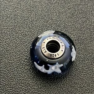 Pandora Starry Night Sky Murano Glass Charm